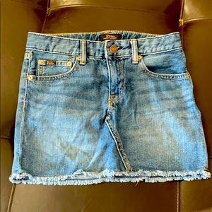 Polo jean skirt